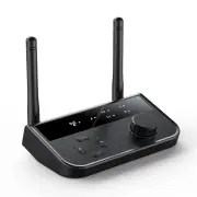 B39 2-In-1 bluetooth 5.3 Audio Receiver Transmitter 3.5mm Aux Jack RCA Stereo Music Wireless Adapter Dongle for TV Car P