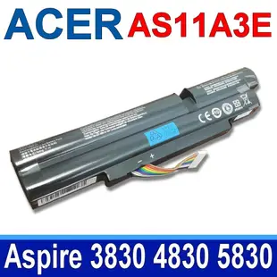 宏碁 ACER AS11A3E 高品質 電池 Aspire 5830T 5830TG AS11A5E AS11A3E Gateway ID47H ID57H ID57H03h 3ICR19/66-2