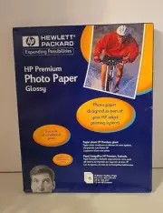 HP C6039A 15 Sheets 8 1/2" x 11" Premium Glossy Photo Paper 7.5 mil-New