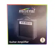 Mistral Portable Electric Guitar 10W Amplifier Mini Amplifier Speaker Black New