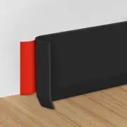 4 Inchx20Ft Flexible Wall Baseboard Molding Trim Self Adhesive Rubber Baseboard