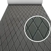 HZshark Boat Flooring EVA Foam Sheets Marine Carpet Self-Adhesive Boat Carpet, Non-Slip Foam Flooring Boat Mat for Motorboat Kayak Yacht RV Swimming Pool Golf