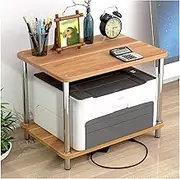 Printer Stand Printer Holder Printer Shelf Printer Rack Countertop Double-Layer Storage Rack Desktop Two-Layer Kitchen Microwave Rack for Printer Scanner Fax Printer Rack Printer Shelves (Color : A,