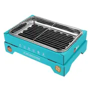 Portable Charcoal Grill - Compact Stainless Steel with Detachable Design and 30 Charcoal Included