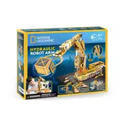 National Geographic Hydraulic Robot Arm Kids/Childrens 3D Puzzle Game 8y+