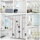 Mildew Proof Shower Curtain Waterproof Printed Shower Curtain