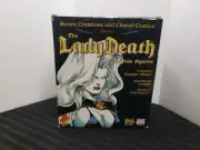 NEW 1995 MOORE CREATIONS THE LADY DEATH PORCELAIN FIGURINE CHAOS COMICS FIGURE