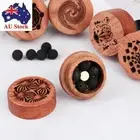 Air Car Aromatherapy Clip Carved Aromatherapy Essential Oil Car Diffuser Wooden
