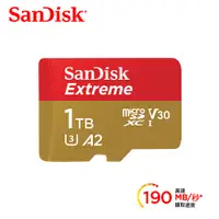 在飛比找蝦皮商城優惠-SanDisk Extreme microSDXC UHS-