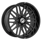 20x9 XF Off-Road XF-240 Gloss Black Milled Milled Logo Wheel 5x5/5x5.5 (12mm)