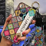 Phone Case Compatible with Tecno Camon40 Premier/CM8, Protective Chinese Style Wristband Dirt-Resistant Ring Anti-Knock Waterproof Silicone