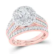 2CTW-Diamond 1/2CT-CRD BELLISIMO BRIDAL SET CERTIFIED