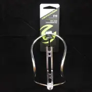 Cannondale GT40 Water Bottle Cage Holder Silver Chrome Aluminum Metal