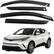 Window Visor, Compatible with Toyota Chr Izoa 2017-2023 Weathershield Sun Rain Deflector Guard Car Window Deflector