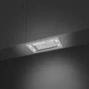 Smeg 60cm Diamond Concealed Rangehood - Stainless Steel