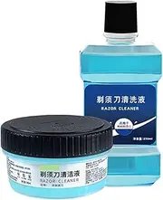 2-Piece Set Universal Electric Shaver Cleaning Fluid compatible with Philips Shavers - Shaing Head Cleaner Replacement