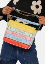[Loungefly] Princess Books Classics Crossbody Bag