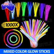 200-1000 Glow Sticks Bracelets Color Mixed Light Party Glowsticks glow in dark