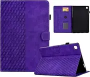 Varohix Case for iPad 10.2 inch - iPad 7th/8th/9th Generation (2021/2020/2019) iPad Air 3rd Generation 10.5 inch PU Leather Cover Flip Stand with Card Holder for ipad 9th Generation case,Purple