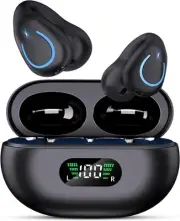 Open Ear Headphones,True Wireless Bluetooth 5.3 Lightweight Comfort Bone Cond...