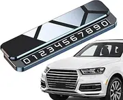 Parking Number Sign | Sliding Hiding Display Stop Card Car Sign Parking Gadgets,Notification Telephone Numerical Plate, Automobile Interior Accessories for Moving Stopping
