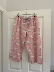 Peter Alexander Ladies 3/4 Pyjama Pants Unicorn Medium