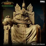 King Leofman Miniature Fits D&D Pathfinder Forgotten Realms War TTRPG