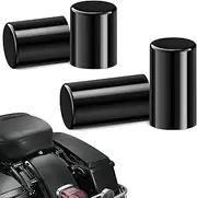 Amazicha Black Docking Hardware Covers Kit Compatible for Harley Davidson Touring Street Glide, Electra Glide, Road Glide, Road King 2009-later