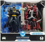 McFarlane DC Multiverse BATMAN & SPAWN by Todd McFarlane 7" Figure 2 Pack NIB