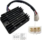 Aokus 20A Voltage Regulator Rectifier 31620-ZG5-033 Compatible with Honda GCV520, GCV530, GX240, GX270, GX340, GX390, GX610, GX620, GX640, GX670, GXV520, GXV530, GXV610,31620-ZG5-023, 31620-ZG5-013