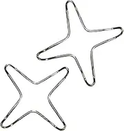 2X Stove Top Gas Cooker Trivet Ring Reducer Metal Plate Coffee Pot Stand for Moka