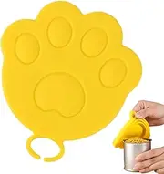 Can Covers - Cat Paw Food Can Cover Silicone Lids - Sealing Cute Food Protector Reusable Stretch Kitchen Accessories for Sauce Jars Travel Outdoor