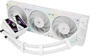 Thermalright Hyper Vision 360 UB ARGB White CPU AIO Cooler,360mm Radiator, Magnetic Panel-IPS LCD Screen with 480x480 Resolution,for AM4/AM5;Intel LGA1851/1700,3.95in Screen High Performance Pump