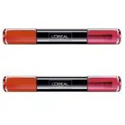 2 x Loreal L'Oreal Infallible Nail Gel 13 Orange Extreme 100% Brand New