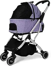 Pet Stroller Lightweight Foldable Pet Stroller Cat Strollers Carrier Breathable Pet Car Separable Dog Stroller for Medium Small Dogs