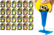 Soft Barf Ooze Balls - 24 Pack Funny Slime Stress Relief for Parties & Gags