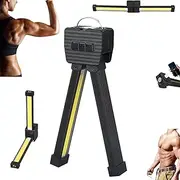 Gym Lamp for Posing, Portable Magnet LED Posing Lamp with Hanging Hook, 180° Adjustable and 7-Level Dimming, USB Rechargeable for Gym, Workshops and Camping Tents (1PC)