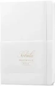 Nebula by Colorverse A5 Premium Notebook in Snow White - Dotted - NEW