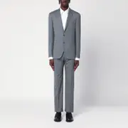 [Tagliatore] Single-breasted Grey Wool Suit 54 IT Grey