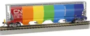 Bachmann HO Scale ~ Cylindrical Grain Hopper With Fred ~ CN Demonstrator ~73805
