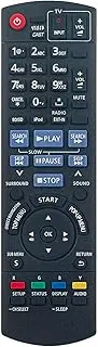 Allimity N2QAKB000072 Replacement Remote fit for Panasonic Blu-ray Disc Home Theater System SC-BT200 SA-BT303 SA-BTX70 SA-BT200 SC-BT300 SA-BT203 SC-BTX70 SC-BT303 SC-BT203 SA-BT300