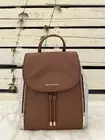 Michael Kors Phoebe Medium Flap Drawstring Backpack - Vanilla