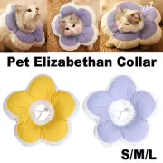 Elizabethan Cat Recovery Collar Anti Licking Pet Cone Protective Neck Ring AU