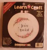 NEW Dimensions Learn A Craft Cross Stitch Kit You're Special 72314