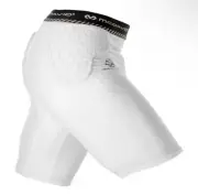 Mcdavid Hex Basketball Compression Short W/ Hip & Tailbone Pads WHITE Size XL