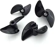 Toy Accessories 2PCS PC Propeller 2 Blades 30mm 32mm 34mm 3mm Shaft Surface Prop Compatible with RC Boat Speed Boat VEE Oral Boat Mono CAT Toy Boat (Color : 2PCS 30mm Left Hand)