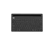 Bluetooth Keyboard Multi-Device Universal Bluetooth with Integrated Stand for iPad PC MacBook Android iOS Windows-Black