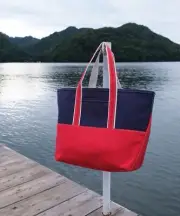 (ASK availability First) BEAMS LLBean / Deep Bottom Deluxe Boat and Tote La new