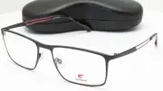 Carrera 8898 BLX Matte Black Red Rectangle Mens Eyeglasses 55mm