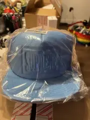 Supreme Imprint 5 Panel SnapBack Hat SS23 Light Blue